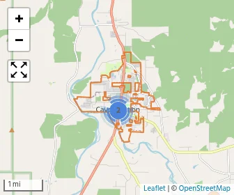 Area schools map